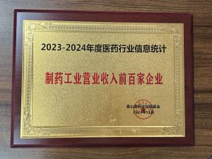 2023-2024年度医药行业信息统计，造药工业交易收入前百家企业